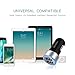 Car Charger, 24W /4.8A 2 USB Smart Car Adapter Port for iPhone X / 8 / 7 / 6s / Plus, iPad Pro / Air 2 / mini, Galaxy S7 / S6 / Edge / Plus, Note 5 / 4, LG, Nexus, HTC and More