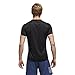 adidas Men's Running Response Short Sleeve Tee, Black, Large