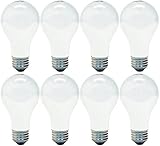 GE Lighting 41036 100-Watt A19, Soft White, 8-pack