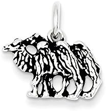 Sterling Silver Antiqued Camel Charm,