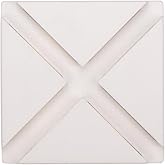 Kuzco Lighting Tac 6" Exterior Wall Sconce | White Finish | Clear Glass Accents with Concealed LED Panels | Modern Indoor/Out