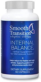 Internal Balance Natural Menopause Relief Made by Women | Relieve Hot Flashes & Night Sweats* | Relieve Mood Swings + Anxiety* | Certified for Purity | Black Cohosh & Dong Quai | 30 Day Supply