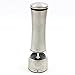 Elevated Living Premium Electric Pepper or Salt Grinder Mill, Stainless Steel with Automatic LED Light