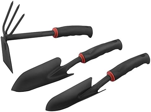 ZRSE Bonsai Tools Hand Trowel Shovel Rake 3 Pieces Stainless-Steel Garden Sets Heavy Duty DIY Tool