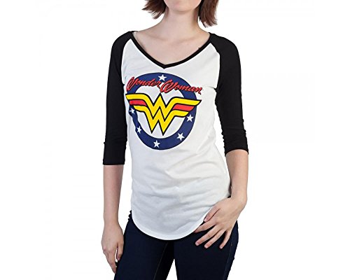 DC Comics Wonder Woman V-Neck Raglan 