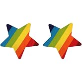 Rainbow Pride Star Pasties, Disposable - PASTIES PARTY | Cover up while getting down!