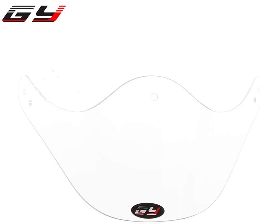 GY Polycarbonate Flexibility and Tough Ice Hockey Goalie Neck Guard Goalkeeper Neck Protector Classical Clear Size Free : Sports & Outdoors