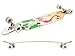 VOLADOR Urban Freeride Pro Longboard Cruiser 40-42inch | Canadian Maple Wood Deck & Forged Reverse Kingpin Truck | Drop Through Longboard Complete Setup for Urban Commuting (Flamingo)