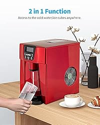 KUPPET 2 in 1 Countertop Ice Maker Water
