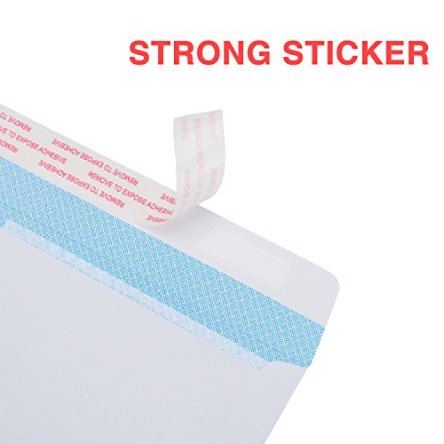 Acko 10 500Pack Double Window Envelopes Self Seal Security Envelopes