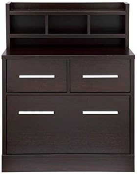 Amazon Com Furniture Of America Jonah Modern Wood Filing Cabinet In Cappuccino Office Products