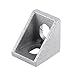 10 Pcs 2020 Aluminum Corner Bracket,20mmx 20mm x 17mm L Shape Right Angle Joint Bracket Fastener Home Hardware for 20mm Aluminum Extrusion (20mmx 20mm x 17mm)