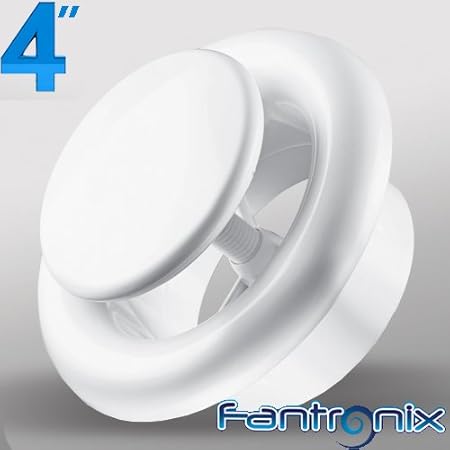 4 inch dia 100mm Adjustable Air smart vent Ceiling grille Outlet Inlet