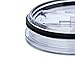 eBoot 30 Ounces Tumbler Lid Spill Proof Lid for Yeti Rambler and RTIC Tumblers Mugs, 2 Pack (Clear)
