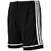 adidas Boys' Squadra 17 AEROREADY Regular Fit Quarter Length Soccer Shorts, Black/White, X-Small