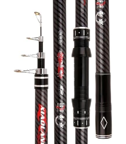 Carp Rod Carbon Fishing Rod, 8m -15m Long Section Chinese Telescopic Fishing Rod, Fishing Tackle (Size : 8m) Sports & Outdoors