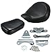 Iglobalbuy Black Front Rear Passenger Seat for Honda Shadow Spirit VT750 ACE VT 750 98-2003