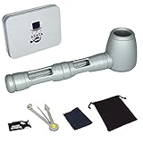 ASNTA Personality Alloy Violent Mechanical Monster Herbal Tool with 5 Stainless Steel Screen Filters (Silver)
