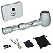 ASNTA Personality Alloy Violent Mechanical Monster Herbal Tool with 5 Stainless Steel Screen Filters (Silver)