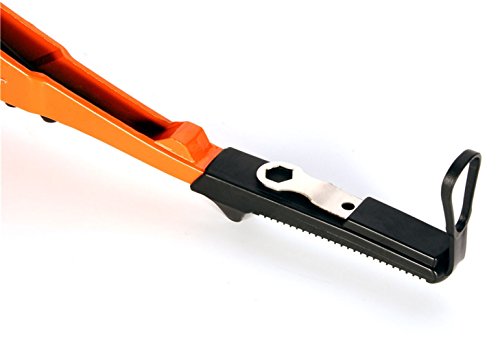 Langger Pop Rivet Gun, Heavy Duty Riveter with 4 Different Nosepieces and A Head Wrench, Applications Include Sheet Metal, Automotive, and Duct Work - Thumbnail 2
