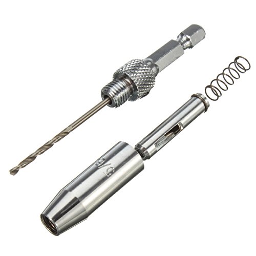 Center drill bitsï¼ŒDRILLPRO door Self-centering hinge Hole Opening Drill Bit Set Wood working Tool 5mm,5/64'', 7/64'',9/64'', 11/64'', 13/64'',1/4''