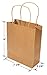 Brown Paper Kraft Bags with Handles for Gifts, Arts & Crafts, Retail - 24 Count 9x7x3