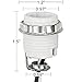 Keyless Socket - Porcelain - 75 Max. Watt -Candelabra Base - 1/8 IPS Hickey Mount - 12 In. Leads - PLT 45-3890-99