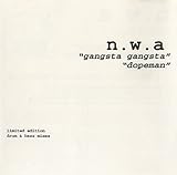 Disco de N.W.A: «Gangsta Gangsta/Dopeman» (Anverso) Disco de N.W.A: «Gangsta Gangsta/Dopeman» (Anverso)