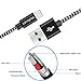 sharllen iPhone Cable 5Pack 3FT/6Foot/10Feet MFi Certified Nylon Braided Fast USB Charging&Syncing Charger Cord Wire Lightning Cable Compatible iPhone11/XS/Max/XR/X/8P/7Plus/6s P/6/6P/iPad/iPod Black