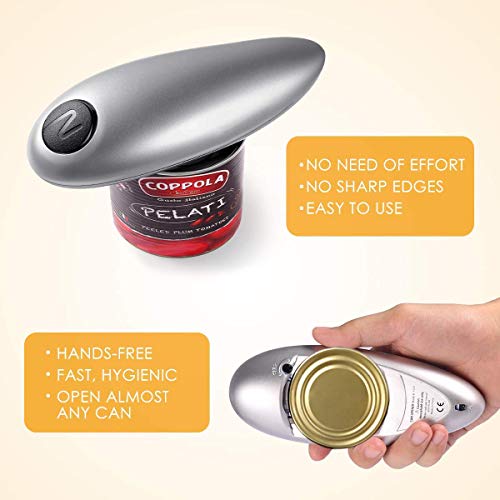 Electric Can Opener, Smooth Edge Automatic Can Opener for Any Size, Best Kitchen Gadget for