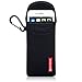 iPhone 8 Plus / iPhone 7 Plus Plus Case, Shocksock iPhone 8 Plus Neoprene Case - Impact Shock Resistant - Velcro Closure - Carabiner - Black