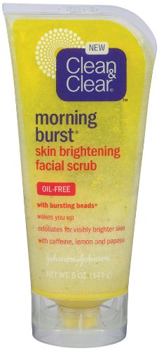 clean and clear skin brightening facial scrub