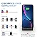15W Wireless Charger, Seneo [2 Pack] Dual 7.5W Qi iPhone Wireless Charger for iPhone 11/11 Pro MAX/XR/XS/XS MAX/X/8/8P, 10W for Galaxy Note10/Note9/Note8/S10/S9/S8, 15W for LG V30/V40 (No Adapter)