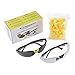 TRADESMART 2x Anti Fog Safety Glasses with 25PK NRR33 Earplugs - Clear & Tinted Protective Eyewear - UV400 , Scratch Resistant & Antifog
