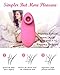 BOMBEX Clitoral Sucking Vibrator - Clit Sucker with 10 Frequencies| Waterproof Rechargeable Nipple Stimulator| Oral Sex Simulator Sex Toy for Women
