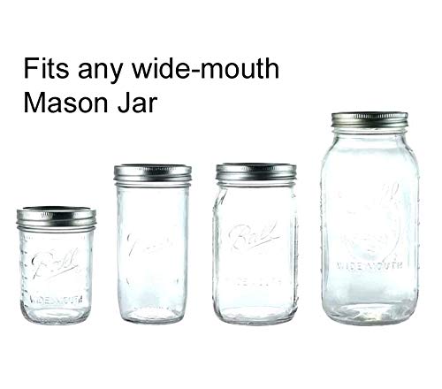 3 Premium Fermenting Weights, Heavy Hand-Crafted Glass Fermentation Weights with Easy Handle for Wide Mouth Mason Jar Fermenting Sauerkraut, Pickles, Kimchi and More Home Fermented Foods - Thumbnail 4