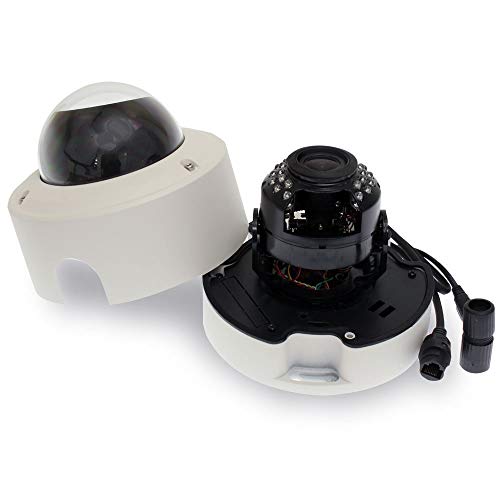 GW Security 5 Megapixel 2592 x 1920 Pixel H.265 HD 1920P Outdoor Indoor PoE Power Over Ethernet 1080P Security IP Camera with 2.8-12mm Varifocal Zoom Len (Certified Refurbished)