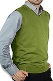Blue Ocean Solid Color Sweater Vest