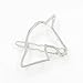 Adecco LLC 7pcs Minimalist Dainty Gold Silver Hollow Geometric Metal Hairpin Hair Clip Clamps,Circle, Triangle and Moon etc (silver)