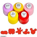 Set of 5 Different Disney Craft Paper Punches – Mickey & Minnie Mouse Theme
