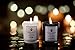 Essential Essences' Handmade Soy Wax Scented Candles, with Essential Oils in Vanilla & Lavender Fragrances, All Natural Aromatherapy, for Bath and Body, Perfect for Men and for Women      