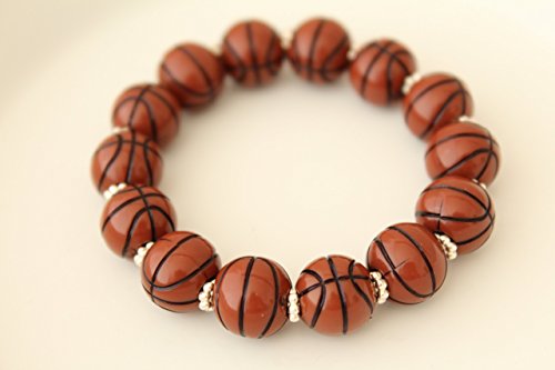 Basketball Fan Team Gift Kids Party Favors Sports Jewelry Bracelet - Thumbnail 6