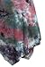 Bepei Womens Scoop Neck Tie Dye Tunic Shirts Short Sleeve Summer Tops Pink and Green
