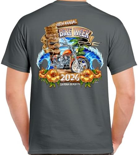 Amazon.com: Official Black Bike Week T-Shirt T-Shirt : Clothing