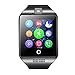 CNPGD® [U.S. Warranty Multi-Function Smartwatch + Watch Cell Phone Black for iPhone, Android, Samsung, Galaxy Note, Nexus, HTC, Sony