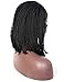 BLUPLE Yaki Bob Lace Front Braided Wig #1B Natural Black Half Hand Tied Synthethic Heat Resistant Hair Short Bob Yakibraids Wigs Middle Part with Baby Hair for Black W (14 Inch, Yaki Micro Braids,#1B)