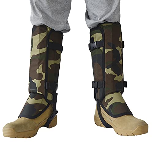 Snake Gaiter for Men Waterproof Snake Guards for Legs Men, Camo