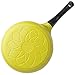 Cook N Home Nonstick Ceramic Coating Die Cast Deep Saute Stir Fry Pan Wok Pan with Lid, 3 quart/9.5