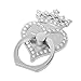 LuckRING Crown Ring Grip 360 Phone Holder Phone Stand for Smartphones and Tablets - Universal use Including The iPhone 6S, Samsung Galaxy S5 S6 Edge iPad & All Other Models Sliver