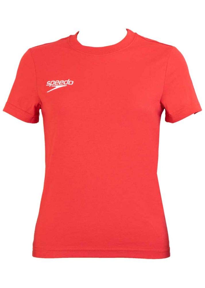Speedo Women Core Sml Logo T-Sh Ju Women's T-Shirt - Red, 8